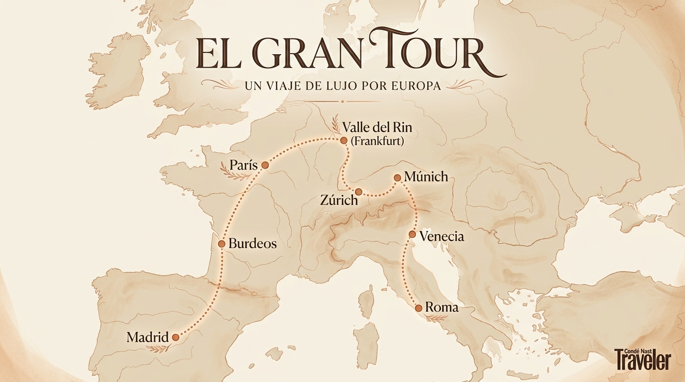 Mapa de la ruta — El Gran Tour