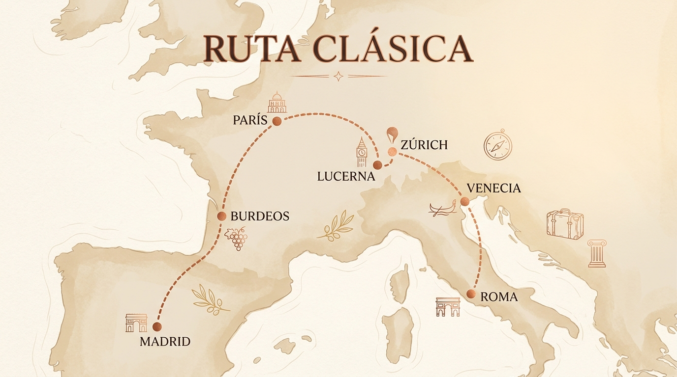 Mapa de la ruta — Ruta Clásica